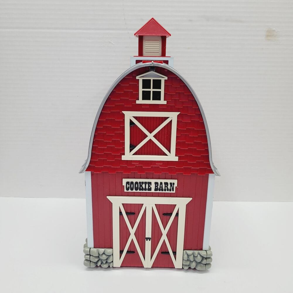 The Original Barn Cookie Jar Green Acres Musical Theme Song Red Farm Vintage